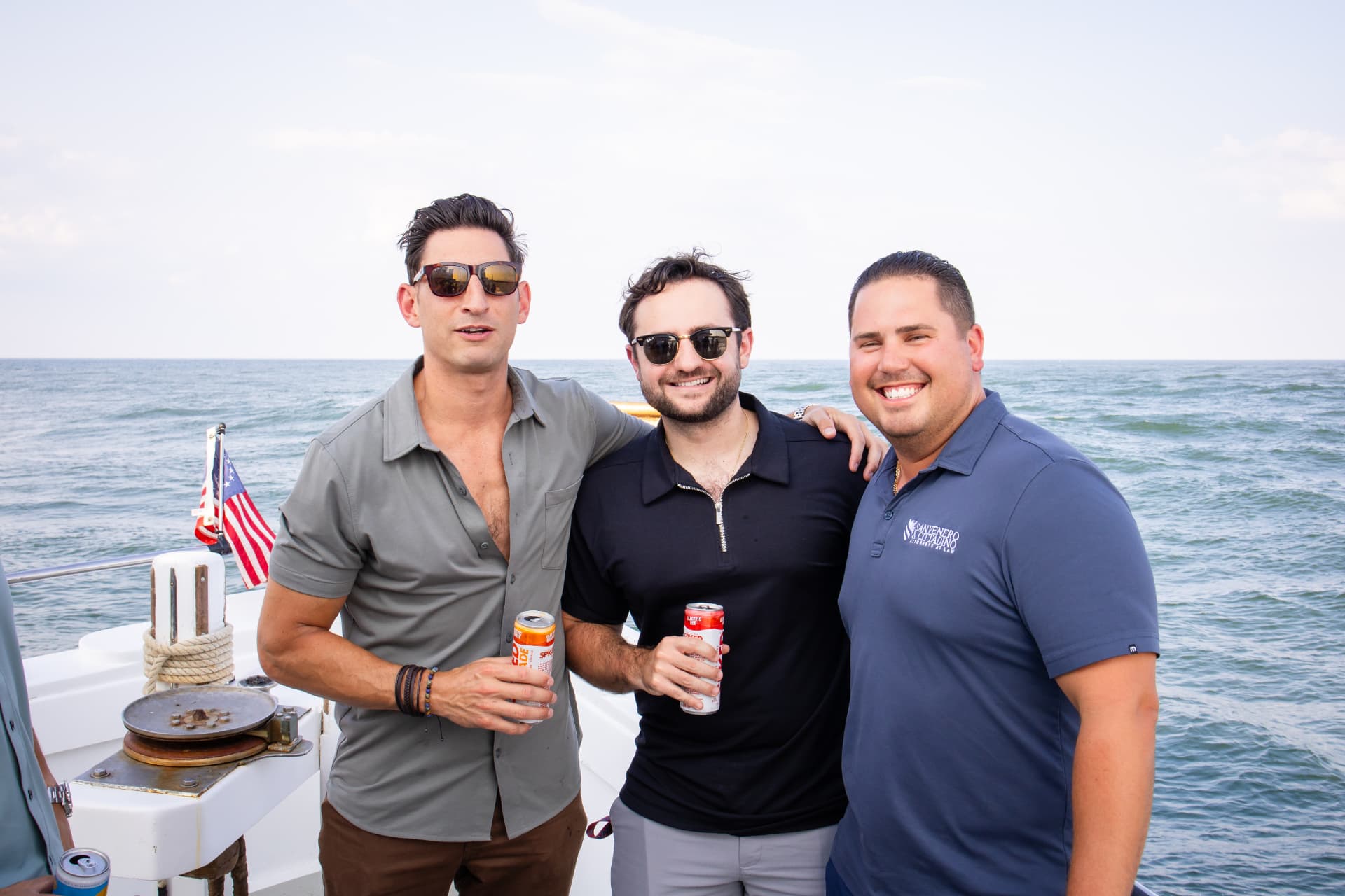 New connections, drinks in hand