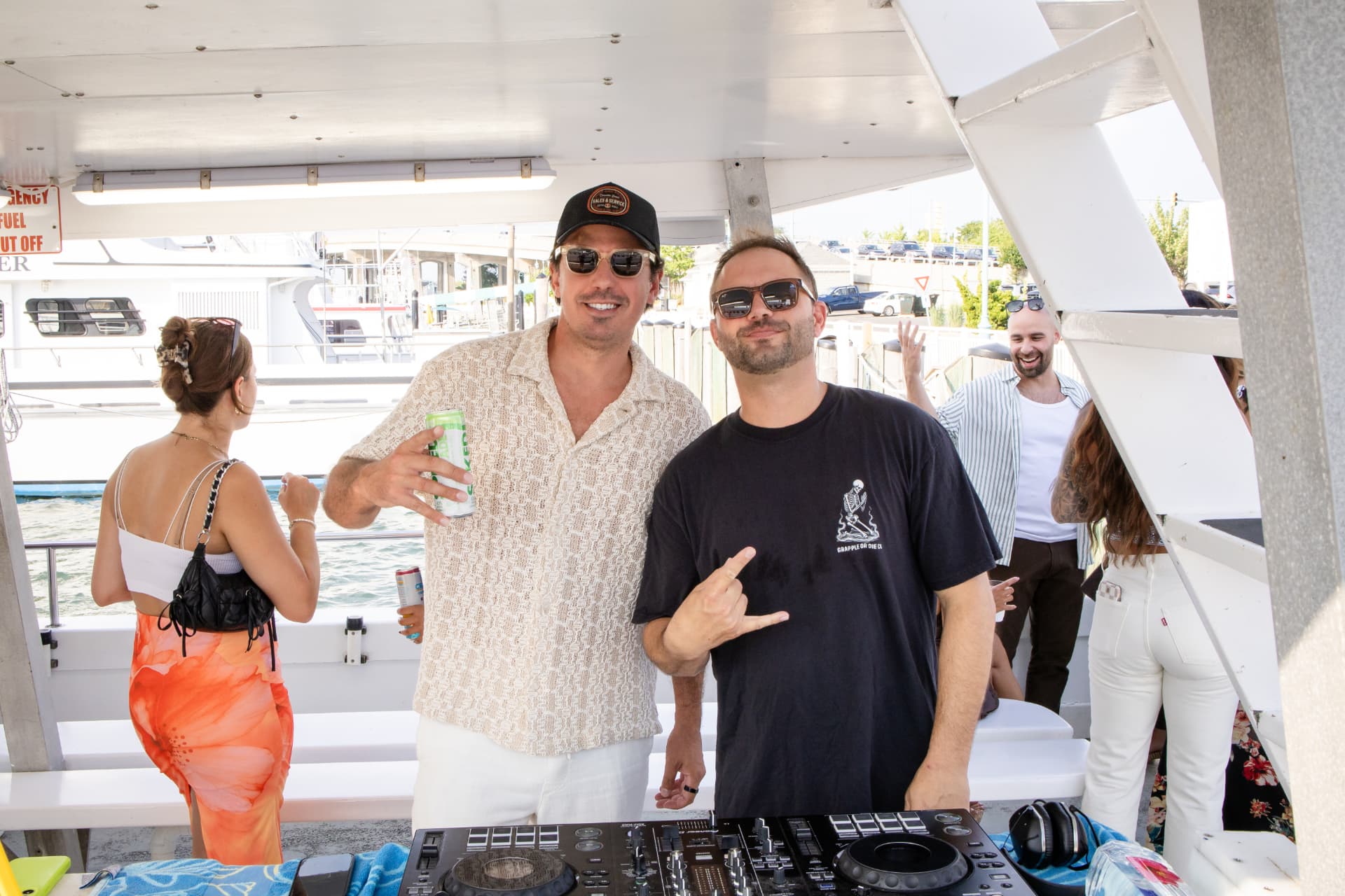 Live DJ sets all cruise